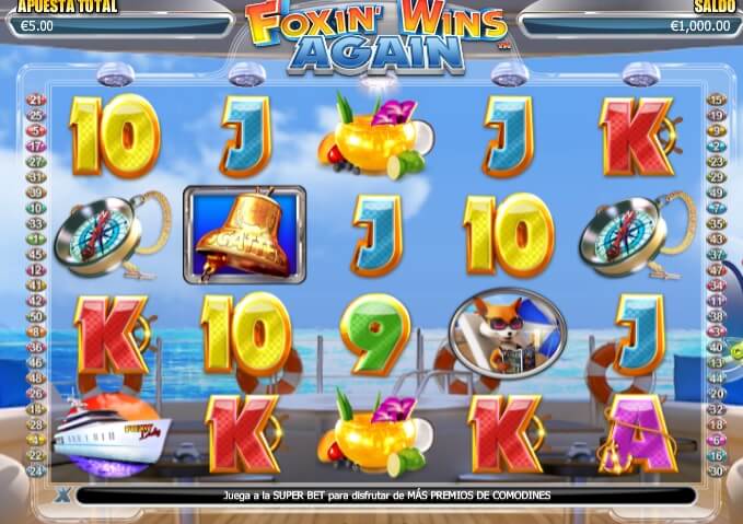 tragaperras foxin wins again