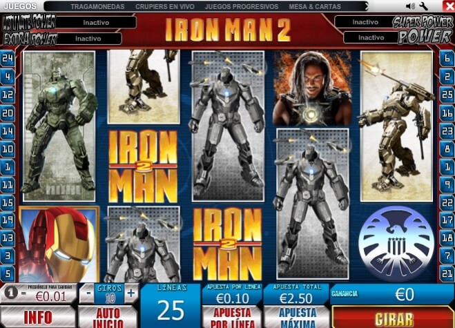 tragaperras iron man 2