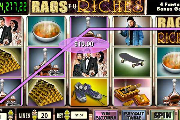 Rags to Riches tragamonedas