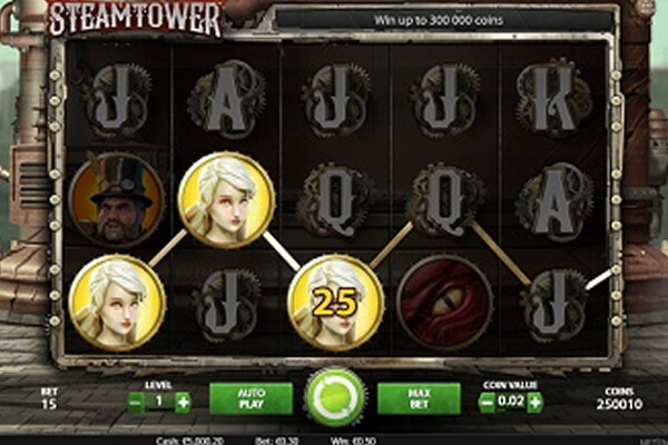 tragaperras Steam Tower