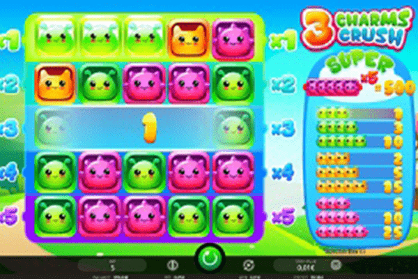 3 Charms Crush tragamonedas