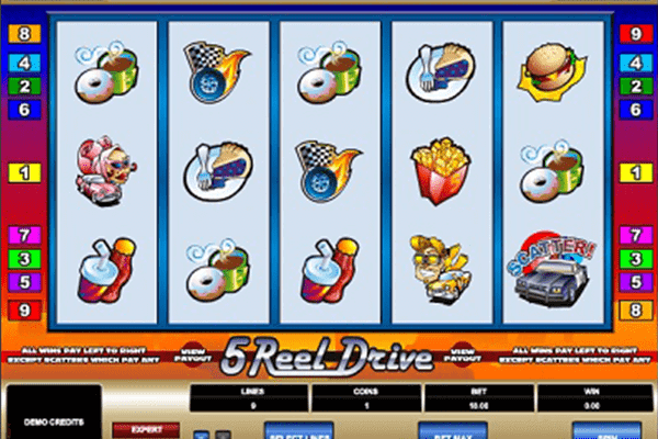 5 Reel Drive tragamonedas