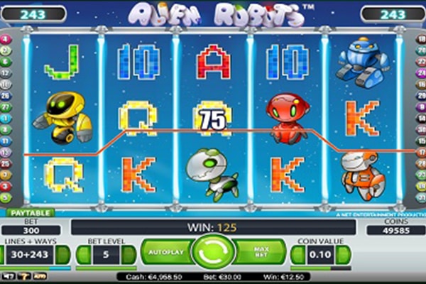Alien Robots tragamonedas