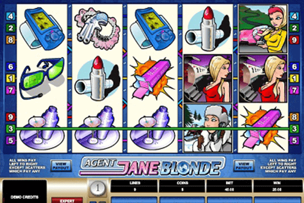 tragaperras Agent Jane Blonde