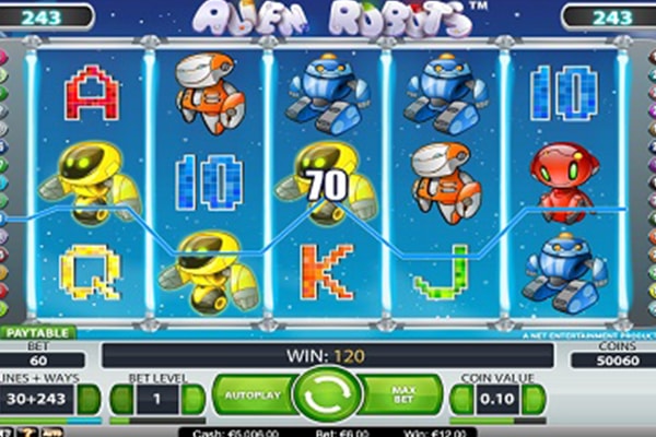 tragaperras Alien Robots