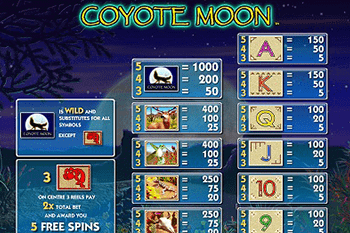 Coyote Moon tragamonedas