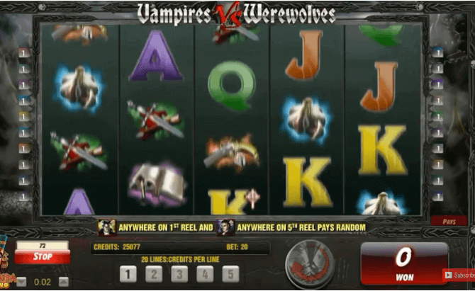 Tragaperras Vampires vs. Werewolves