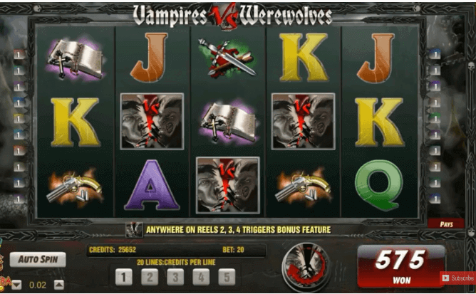 Slot Vampire vs. Werewolves