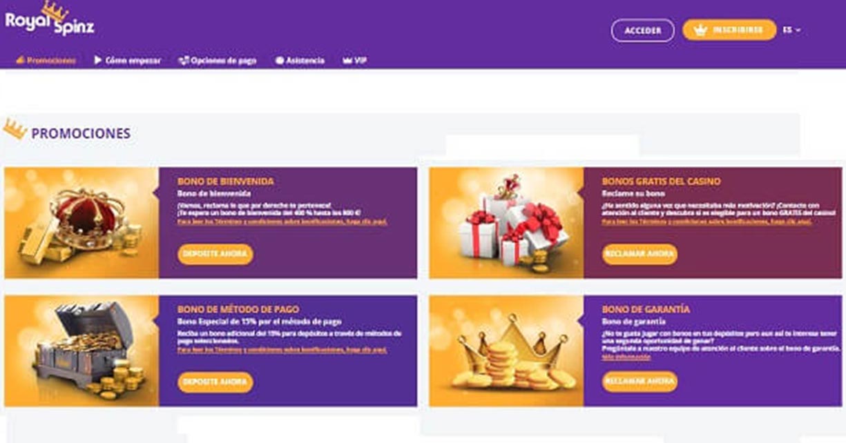 royal spinz-analisis opiniones