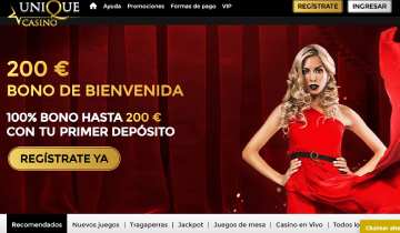 Unique Casino Bono