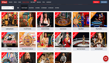 31bet juegos en vivo